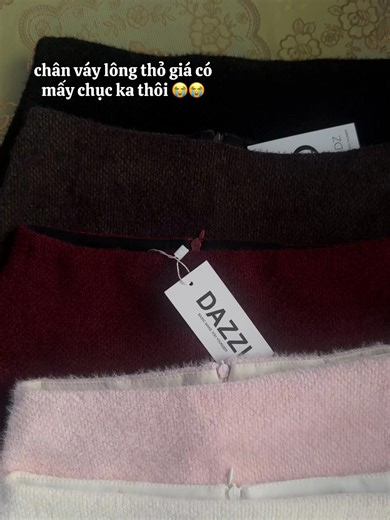 Chân Váy Lông Thỏ đẹp cho Mùa Tết