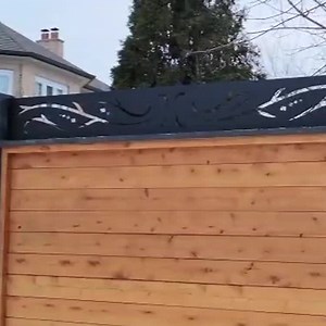 Aluminum Fence Topper Fencing & Trellis, Fence Toppers Metal Decorative Panels, Laser Cut Arts, Classy Metal Privacy Screen, - Etsy