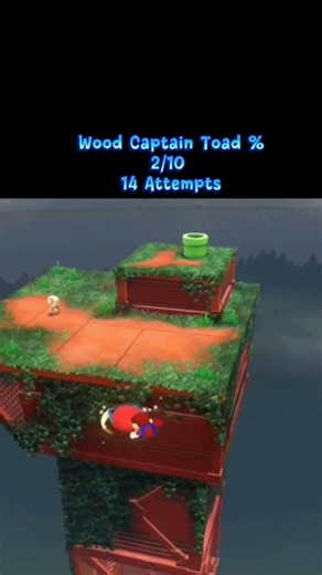 Wood Captain Toad % #parkour #motivation #motivational #viral #shorts #foryou #memes