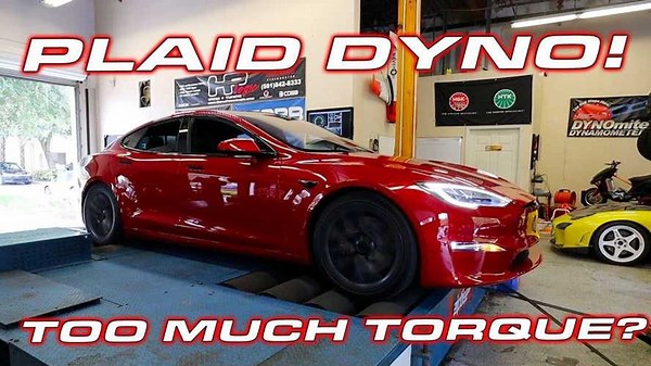 DragTimes Tests Tesla Model S Plaid On The Dyno: Unsuccessfully