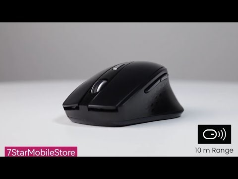Volkano Chrome Series - Wireless Mouse with DPI Adjustment - 2.4GHz Wireless | 10m Range Ergonomic