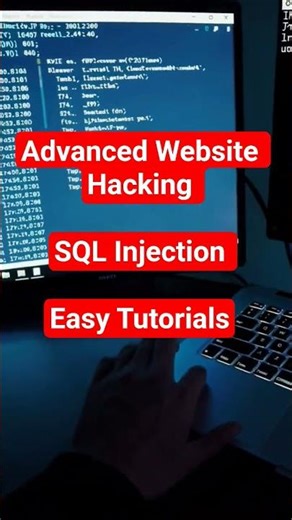 Advanced Website Hacking SQL Injection Easy Tutorial #sqlinjection #hacker #sqlmap #injectionattacks