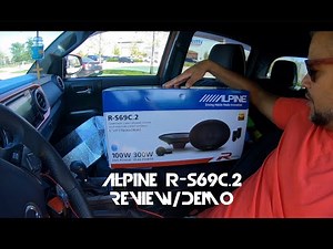 Alpine R Series Car Audio Speakers Review Alpine R-S69C.2 6x9 Demo Toyota Tacoma