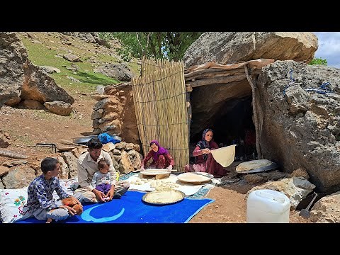 Baking Bread in the Mountains: Nomad Style (IRAN 2023)