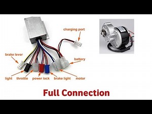 Ecycle 24V 250W Motor Controller Full Connection Step by Step