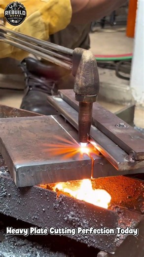 Precision Steel Cutting Sparks Fly #Metalworking #SteelCutting #Satisfying