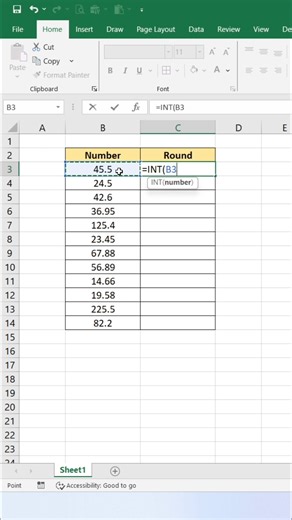 Remove Decimal in Excel 👍 #exceltips #exceltricks #exceltutorial #Excel | computernotion