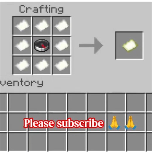 how to make a craft empty locator map #minecraft