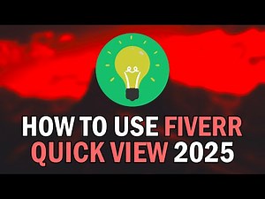 How To Use Fiverr Quick View Extension 2025 (How To Rank Fiverr Gig With Fiverr Quick View 2025)