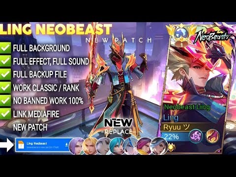 Script Skin Ling Neobeast No Password | Full Effect & Voice | New Update