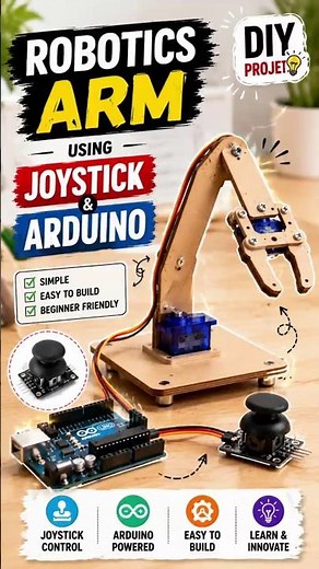 Robotics Arm | Arduino | Servo motor #hsskillhub #experiment #diy