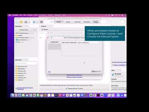 AI Studio in MAC OS - Activation with the Student License from Altair One