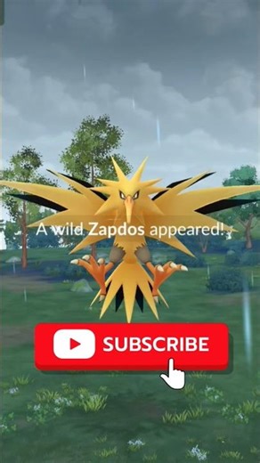 Zapdoes appears😱#pokemongo #pokemon