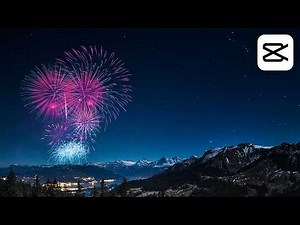 I Found a Unique Way to Add Fireworks in CapCut 2025!