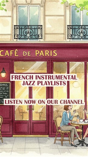 French Instrumental Jazz- Coffee Playist ☕ Café de Paris | Le Suquet