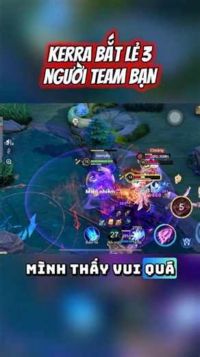 Kerra picks off 3 enemies solo #ArenaofValor