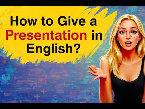 The ABSOLUTE BEST Way to Give FLUENT English Presentations