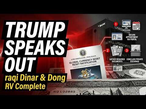 TRUMP SPEAKS OUT 🚨 Iraqi Dinar & Dong RV Complete – Exchange Centers Open! 📈 Iraqi dinar news_1080p