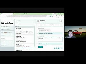 How Live Answering with ServiceForge Works - Demo Video with Kelly