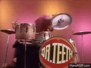 Muppet Show - ANIMAL Drum Solo on Make a GIF