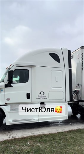 clean track, good mood🥰 #truckdriver #truck #тракдрайвер #hutsuloyoyoy #українцівсша