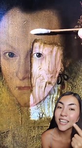 Así es como se restaura una obra de arte!! 🎨✨ #arte #artista #artistas #pintura #pintar #color #colores #dibujo #dibujar #fyp #parati #tips #consejos | Ratita Pintora