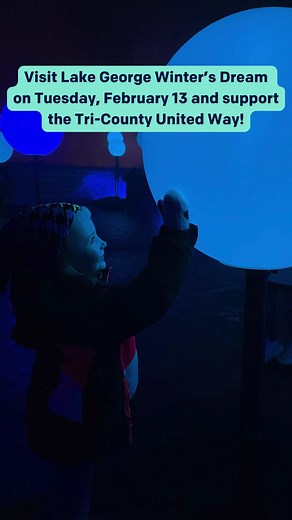 1.2K views · 25 reactions | Experience the magic of Lake George Winter’s Dream in support of a good cause. On Tuesday, February 13, $5 from each ticket will benefit the Tri-County United Way, an organization committed to improve lives and make an impact in our local communities. Visit https://lakegeorgewintersdream.com/united-way-night to purchase tickets. | LakeGeorge.com | Facebook