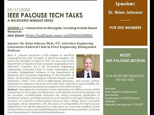 Introduction to Microgrids, Including Inverter Based Resources