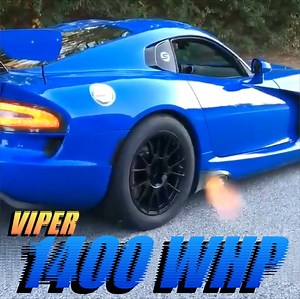 Twin Turbo Dodge Viper 1400 WHP credit: @NthMoto #TURBOKING | TURBO KING