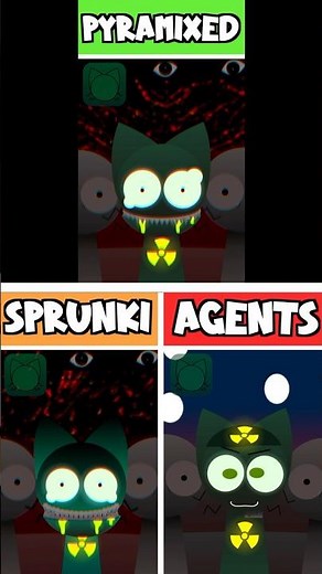 ncredibox Sprunki | ANIMATED Pyramixed VS Sprunki Style VS Agents