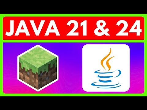 How To Get Java 21 & Java 24 For Minecraft | JDK 21 Minecraft | JDK 24 Minecraft