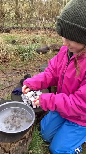 Back to the natural classroom in the crisp and cold weather. This week our younger children’s docs skill has been using the flint and steal to get a spark alongside all the other activities that children can do and create in a natural space- climbing trees, exploring, finding, hiding, dev building and much much more. Every class spends an afternoon in the natural classroom developing skills and exploring the natural environment. | Grayrigg Primary School and Nursery
