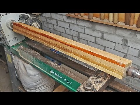 Woodturning - The Striped Baseball Bat