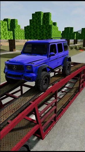 Mixed Rainbow Colour Cars & Buses Fall Crash#43