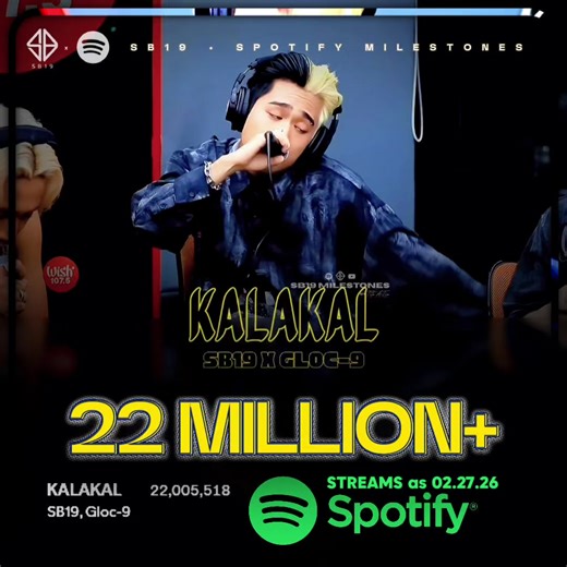 HANDS DOWN MY FAVEST TRACK FROM THE #SAWConcertAlbum…✊🏻😍 #MOONLIGHT 🌖 from @SB19 Official's #SimulaAtWakas KickOff Concert Album has now unlocked #1MillionStreams on Spotify 🤩👑 #SB19 🍎