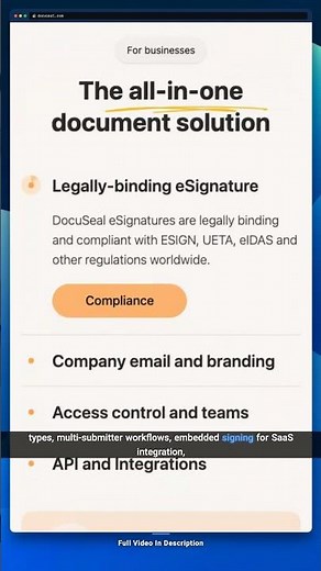 DocuSeal: The Open-Source DocuSign Alternative (16.5K Stars, AGPL Licensed) #Shorts