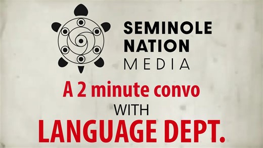 7.8K views · 151 reactions | The Seminole Nation Language Department stopped by the Studio to talk about their upcoming Seminole Nation Adult Immersion program for the first installment of our 2 minute conversation series. | Seminole Nation of Oklahoma | Facebook