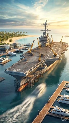 United States aircraft carrier repairs #miniature #kapalinduk#america