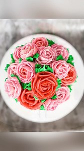 70K views · 2.4K reactions | Buttercream Roses Cake! | Neurotic Mom | Facebook