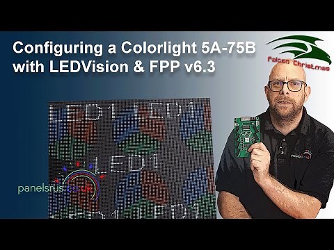 Setting up a Colorlight Card with FPP v6.3 and LED Vision 8.5 (2023)