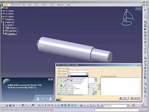 CATIA V5 - Project 1 - 08 Design Table [카티아스쿨]