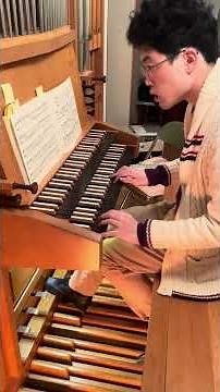 BWV729 喜びの声をあげて バッハ 賛美歌 パイプオルガン オルガン
