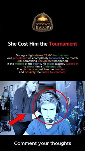 His Mom Cost Him the Tournament #shorts