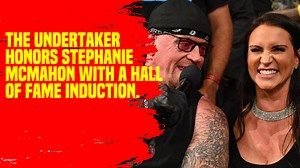The Undertaker honors Stephanie McMahon with a Hall of Fame induction. #WWE #HallOfFame #StephanieMcMahon