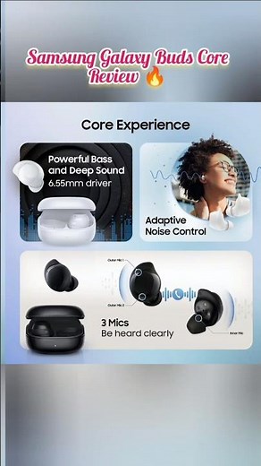 Samsung Galaxy Buds Core Review 🔥 ANC + 35Hrs Battery + Galaxy AI | Best TWS Under ₹5000?