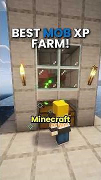 The Best Minecraft Mob XP Farm! #minecrafttutorial #minecraftfarm #minecraftbuilding #english