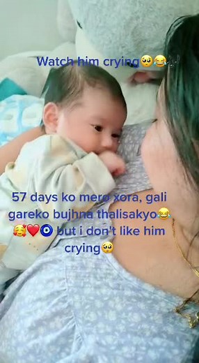 Aaron's dad loves irritating him #Aaron #junebaby #57daysoldmyboy #happiestmom #happiestyearofmylife 🥰❤️