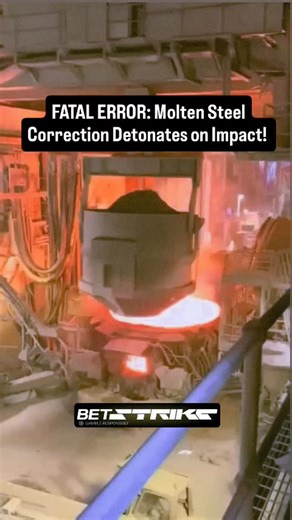 BoomBlastExplosion on Instagram: "When chemical adjustments or temperature corrections go wrong at molten-steel temperatures, the result is pure industrial carnage. This violent blast—fireball, shockwave, and molten shrapnel—shows exactly how unforgiving steelmaking can be. ⚠️ One slip in the process and the physics take over instantly. Brutal, raw, and absolutely unstoppable. ➡️ What’s the wildest industrial failure you’ve ever heard of? Drop it below! 👇 If you’re obsessed with the extreme pow