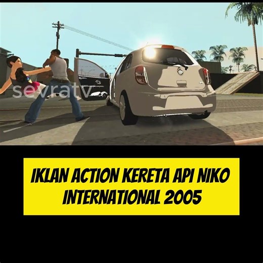 Tampan dan Berani - Aksi Niko SELAMATKAN Wanita dalam Mobil di Perlintasan Kereta Api