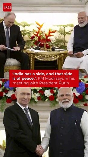 40K views · 549 reactions | PM #NarendraModi and Russian President #VladimirPutin held bilateral talks at #HyderabadHouse in #Delhi, with EAM Dr S. Jaishankar, NSA Ajit Doval, Shaktikanta Das, and other top officials in attendance. #PMModi #Putin #India #Russia #IndiaRussia #BilateralTalks | The Times of India | Facebook